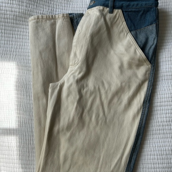 SEA New York Colorblock Straight Leg Jeans - Picture 7 of 7